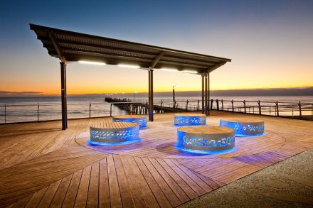 Port Noarlunga Foreshore Illuminated Seating