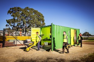 Portable Shipping Container Potting Shed